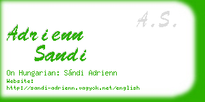 adrienn sandi business card